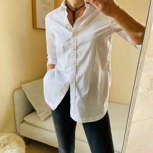 Banana Republic Parker tunic fit button down shirt